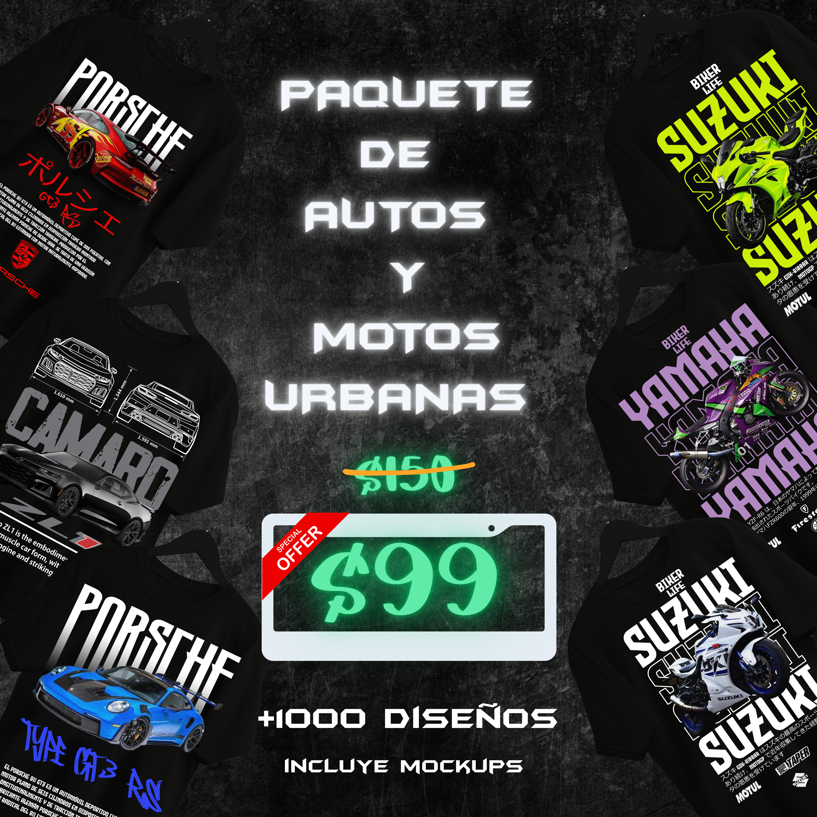 PAQUETE AUTOS Y MOTOS